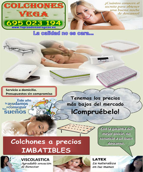 Oferta Colchones Viscolatica